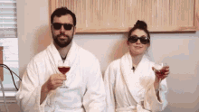 Evan And Katelyn Wine GIF - Evan And Katelyn Wine Fancy GIFs
