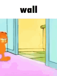 Wall Garfield GIF - Wall Garfield Garfield Meme GIFs