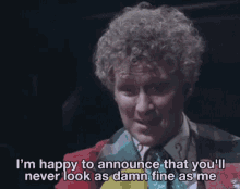 Colin Baker Damn Fine GIF - Colin Baker Damn Fine Doctor Who GIFs