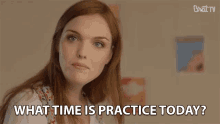 What Time Is Practice Today Meeting GIF