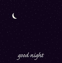 Good Night Starry Night GIF