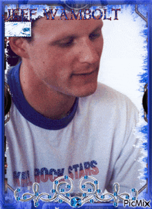 a picture of a man with the name jeff wambolt on it