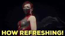 Mortal Kombat Skarlet GIF - Mortal Kombat Skarlet How Refreshing GIFs