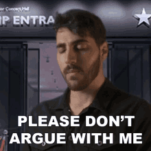 Please Dont Argue With Me Rudy Ayoub GIF - Please Dont Argue With Me Rudy Ayoub Dont Talk Back To Me GIFs