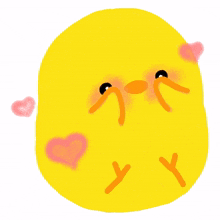 bird cute animal yellow happy