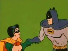 Batman And Robin Friendship GIF - Batman And Robin Batman Robin GIFs