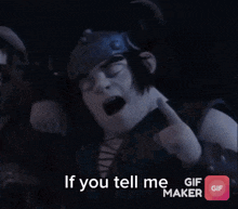 a gif of a man with the word outsides on the bottom right