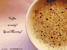 Good Morning Coffee Is Ready GIF - Good Morning Coffee Is Ready Bubbles GIFs