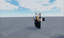 a cat in a suit is holding a bottle of beer