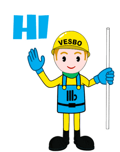 Vesbo Hi Sticker - Vesbo Hi Stickers
