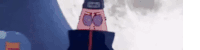 a cartoon of a spongebob character wearing a hat and glasses .