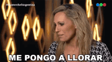 Me Pongo A Llorar Denise Dumas GIF - Me Pongo A Llorar Denise Dumas Master Chef Argentina GIFs