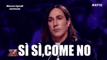 Manuel Agnelli Come No Si Si Sisi Sentenzia No Xfactor Xf10 GIF - X Factor Italia Yeah Sure Italian GIFs