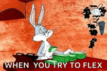 Flexible Bugs Bunny GIF - Flexible Flex Bugs Bunny GIFs