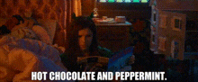 Noelle Movie Hot Chocolate And Peppermint GIF - Noelle Movie Hot Chocolate And Peppermint Peppermint GIFs