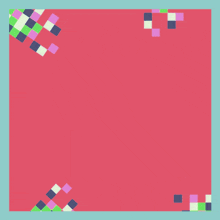 a pink background with arabic writing that says ' i 'm sorry '