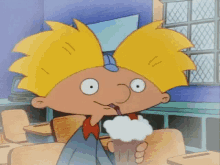 Milkshake Hey Arnold GIF - Milkshake Hey Arnold Drink GIFs