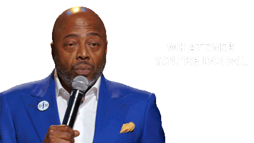 Whatever You’re Doing I’m Doing Donnell Rawlings Sticker - Whatever You’re Doing I’m Doing Donnell Rawlings A New Day Stickers