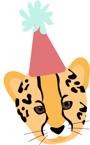 Happy Birthday Happy Birthday Funny Sticker - Happy Birthday Happy Birthday Funny Cheetah Stickers