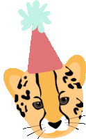 Happy Birthday Happy Birthday Funny Sticker - Happy Birthday Happy Birthday Funny Cheetah Stickers