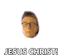 Jesus Christ Jeez Sticker - Jesus Christ Jeez Damn It Stickers