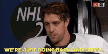 Anze Kopitar Were Just Going Back And Forth GIF - Anze Kopitar Were Just Going Back And Forth Back And Forth GIFs
