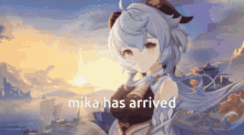 Mika Has Arrived Mika Ganyu GIF - Mika Has Arrived Mika Ganyu Ganyu GIFs