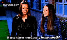 It Was Like A Meat Party In My Mouth!.Gif GIF