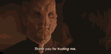 Thank You For Trusting Me Cmdr Saru GIF - Thank You For Trusting Me Cmdr Saru Doug Jones GIFs