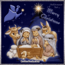 Merry Christmas Nativity Scene GIF - Merry Christmas Nativity Scene GIFs