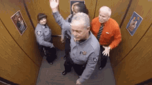 dancing sheriff elevator