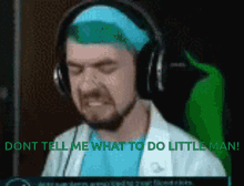 Antisepticeye Jacksepticeye GIF - Antisepticeye Jacksepticeye Dont Tell Me What To Do Little Man GIFs
