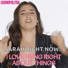 I Love Being Right About Things Lauren Jauregui GIF - I Love Being Right About Things Lauren Jauregui Cosmopolitan GIFs