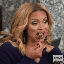 Eat Gizelle Bryant GIF - Eat Gizelle Bryant Real Housewives Of Potomac GIFs