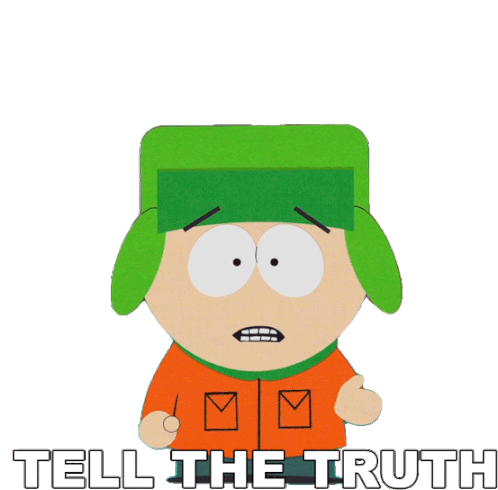 Tell The Truth Kyle Broflovski Sticker - Tell The Truth Kyle Broflovski South Park Stickers
