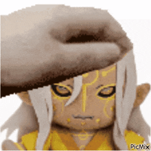 a picture of a stuffed animal with a hat on it