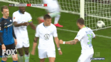 Hug Wolfsburg GIF - Hug Wolfsburg Goal GIFs