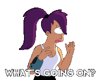 What'S Going On Leela Sticker - What'S Going On Leela Katey Sagal Stickers
