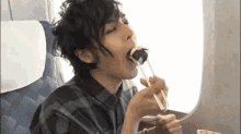 Shouta Aoi Sushi GIF - Shouta Aoi Eating Chopsticks GIFs
