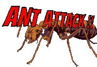It Returned To The Desert Giant Ant Retro Pixel Art Horror Mutated Sticker