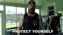 Protect Yourself Sheamus GIF - Protect Yourself Sheamus Celtic Warrior Workouts GIFs
