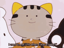 Tama And Friends Memories GIF - Tama And Friends Memories I Used To Eat This When I Was A Baby GIFs