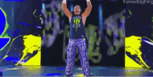 a wrestler named matt hardy is on stage