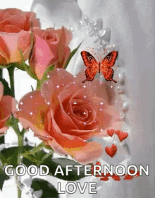 Good Afternoon Love GIF - Good Afternoon Love Hearts GIFs