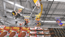 a group of cartoon characters are playing a video game and one of them is named ec4t4k4l