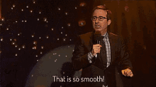 That Is So Smooth GIF - Jazz Smooth John Oliver GIFs