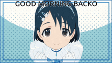 Good Morning Sasaki Chie GIF - Good Morning Sasaki Chie GIFs