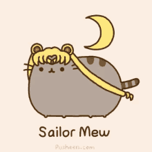 Pusheen Sailor Mew GIF - Pusheen Sailor Mew GIFs