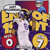 Minnesota Vikings (7) Vs. New York Giants (0) First-second Quarter Break GIF - Nfl National Football League Football League GIFs