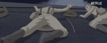 a netflix logo is displayed in the corner of a cartoon